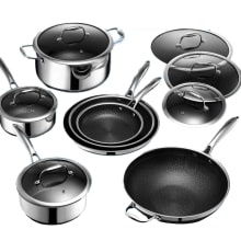 A Writer's Review of Hexclad's Hybrid Nonstick Stainless Steel Pan