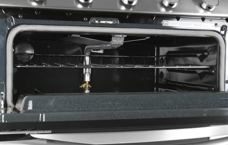 The smaller top oven cavity