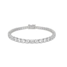 Product image of Lab-Created Sapphire Graduated Tennis Bracelet