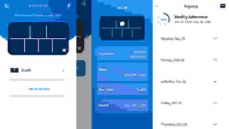 The EllieGrid app lets you input details about your medications.