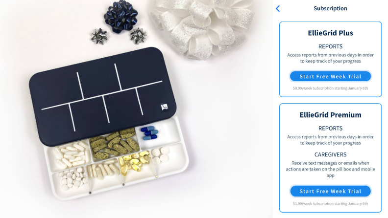 The Smart Pill Organizer with Brains & Beauty – EllieGrid