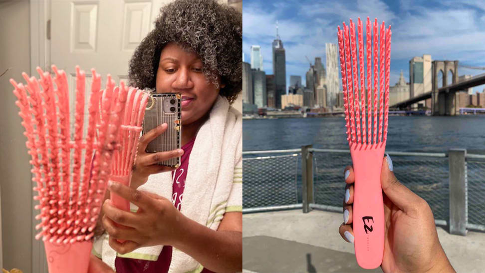 The EZ Detangler Brush.