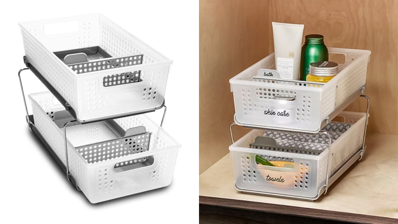 madesmart Frost 2-Tier Organizer