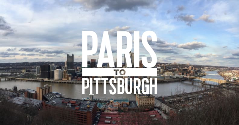 Paris to Pittsburgh title card