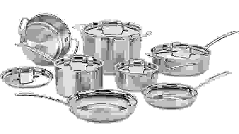 Cuisinart MCP-12NCC Stainless Steel 12-Piece Cookware Set