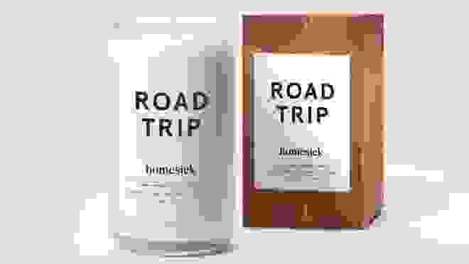 A Homesick Roadtrip candle
