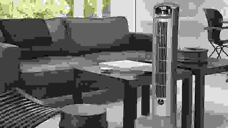 This powerful fan will help circulate cool air around your home.