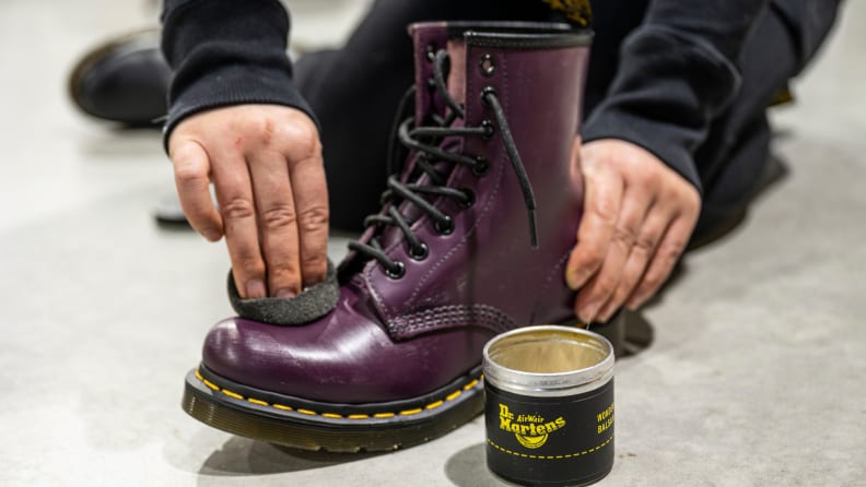 Breaking in Martens: Freezing boots and leather balsam Reviewed