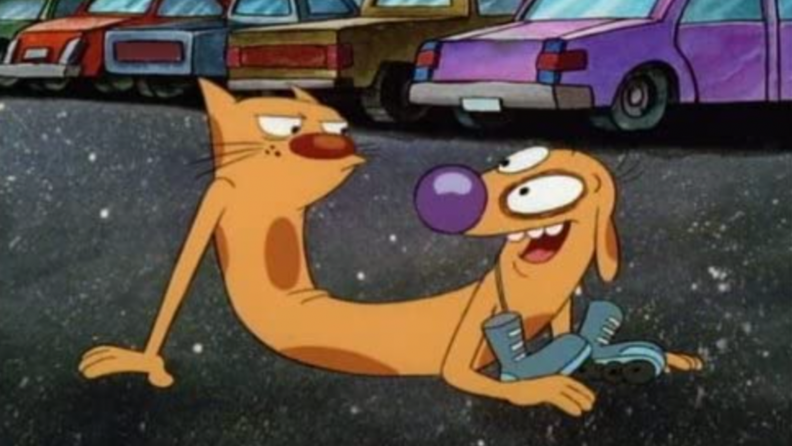 A still from CatDog featuring the title character.