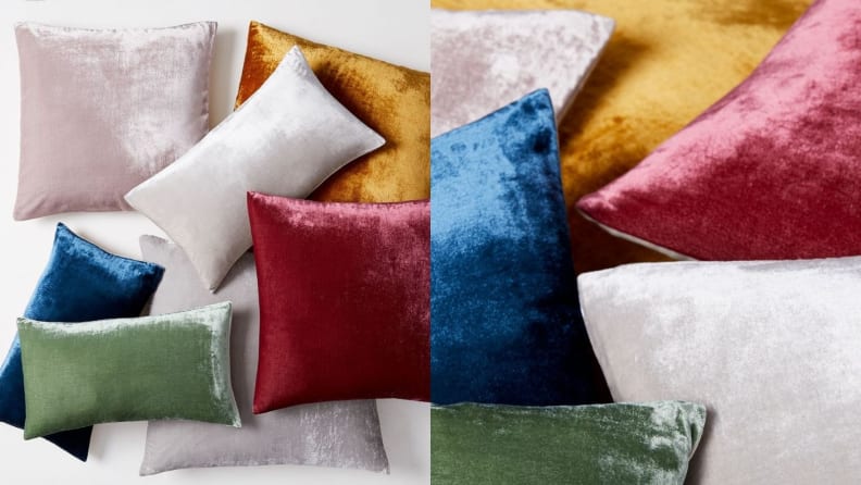 West Elm Velvet Pillow Covers