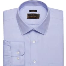 Product image of Reserve Collection Tailored Fit Spread Collar Herringbone Pattern Dress Shirt