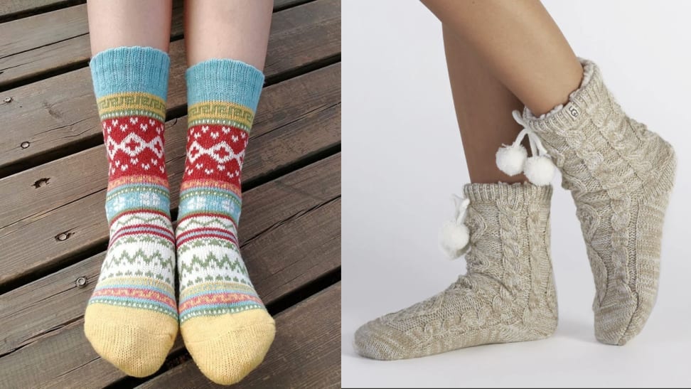 Red Stripe Socks: Cozy Kitchen Footwear