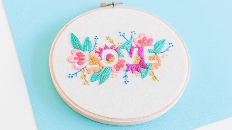 Best Etsy Gifts: LOVE Embroidery Kit