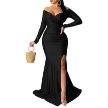 Product image of Vakkest Off Shoulder Maxi Mermaid Dress