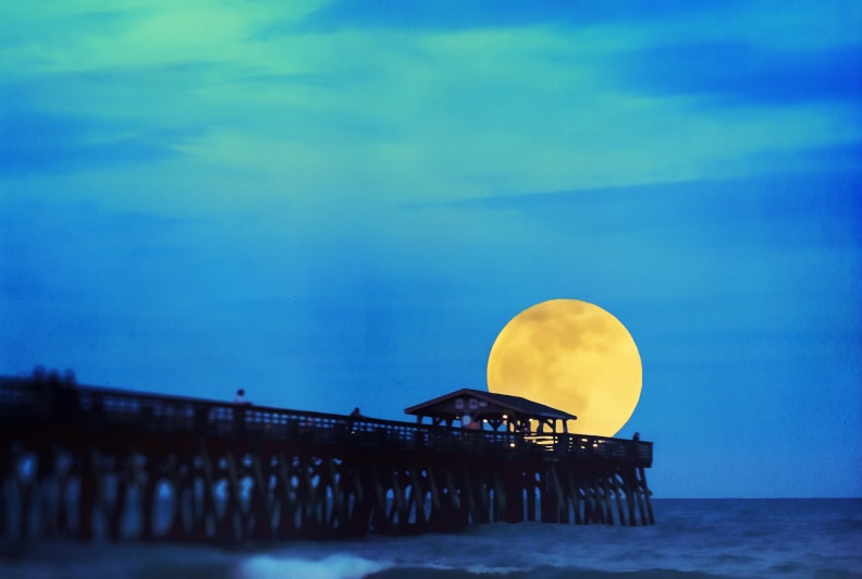 Myrtle beach supermoon