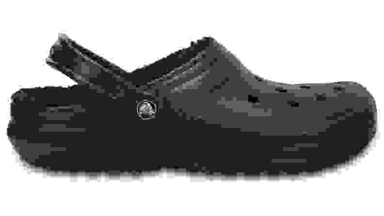 The Crocs Classic Lined Clog as seen from the side