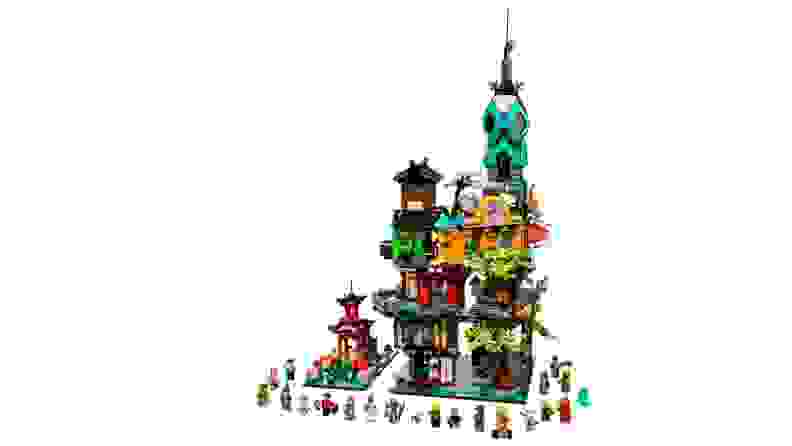 The Lego Ninjago City Gardens set