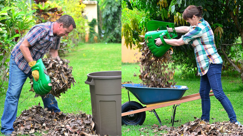 Gardease leaf scoop