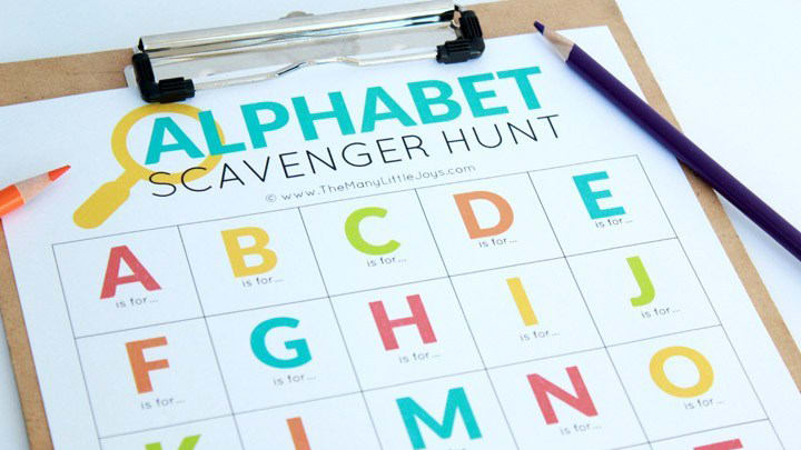 Alphabet Scavenger Hunt
