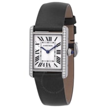 Product image of Cartier Tank Must Large Quartz Diamond Silver Dial Ladies Watch