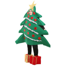 Product image of Tregren Adult Christmas Tree Costume with Present Shoe Covers