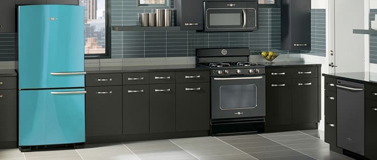 The GE Artistry refrigerator will not be available in Cupcake Blue.