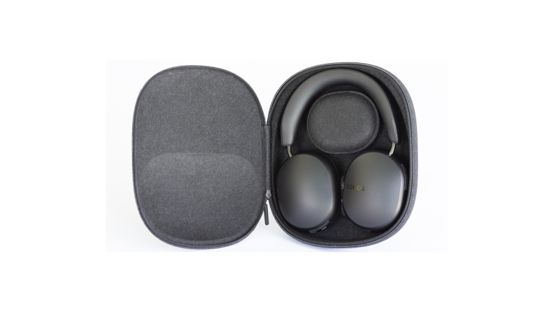 Sonos Ace headphones inside case
