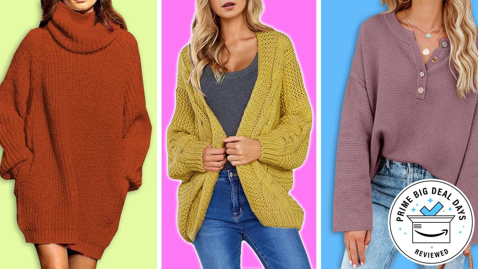 Shop cozy fall sweaters under $50 on Amazon Prime Day
