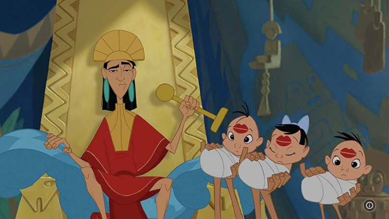 A scene from "The Emperor's New Groove"