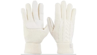 isotoner womens Cable Knit Gloves