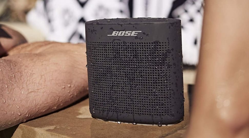 Bose speaker dripping with water