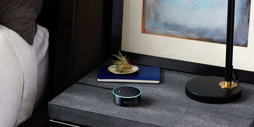 The Echo Dot is a relatively unobtrusive way to build your smart home.