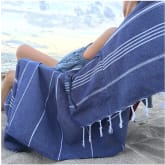Product image of Aysesa Sandproof Turkish Beach Towel w/Pocket