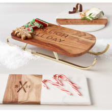 Product image of Wood Sleigh Cheese Board