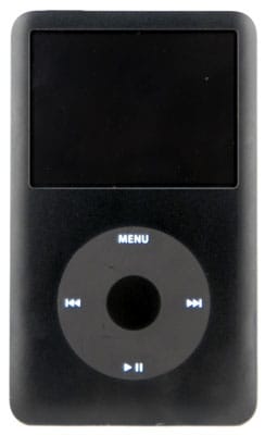 6th Gen iPod Classic 80GB Black, MP3 Audio/Video Player