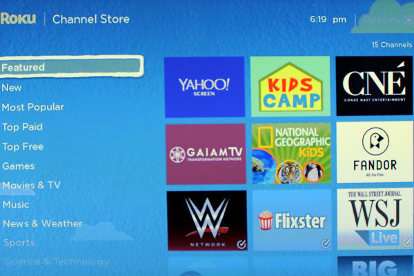 The Channel Store has more streaming options than you'll know what to do with.