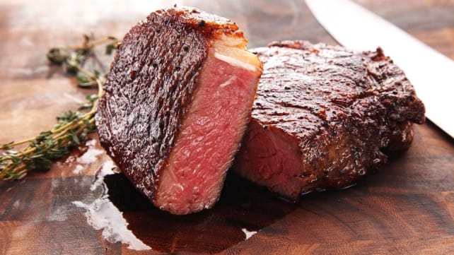 Sous vide steak