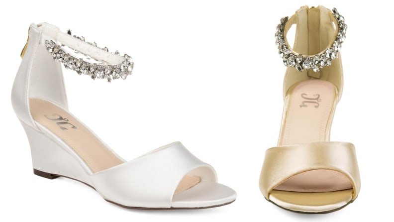 Step into the most comfortable wedding shoes by Journee Collection.