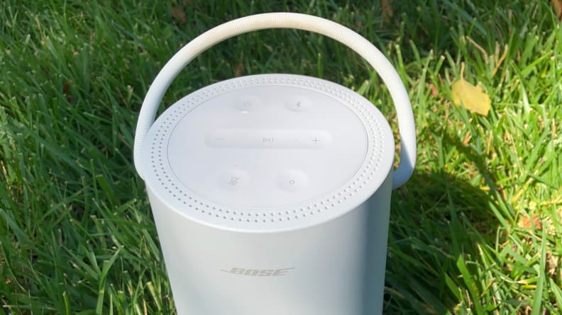 Bose Portable Smart Speaker top buttons