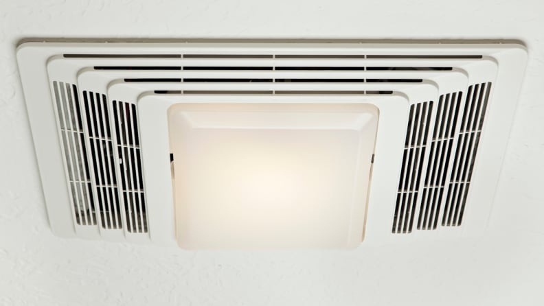 Installing an exhaust fan in your bathroom helps eliminate moisture and prevent mold.