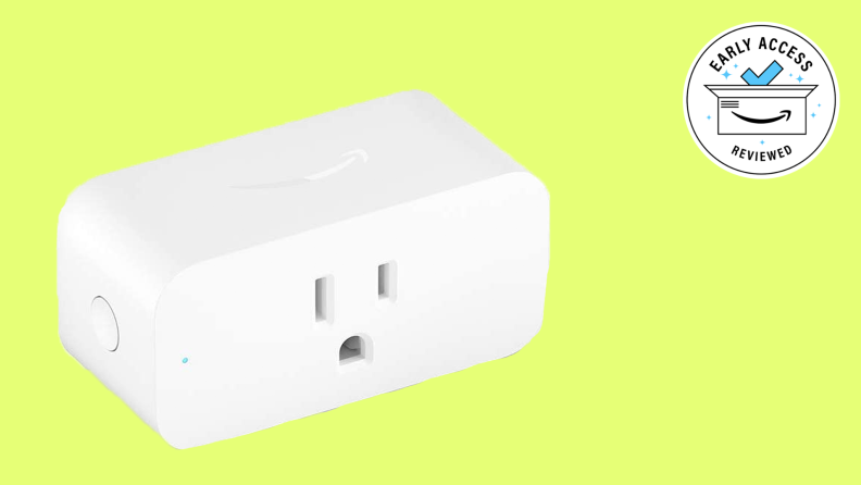 Smart Plug on a yellow background