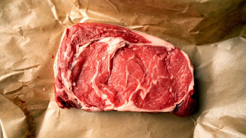 Meat in butcher paper