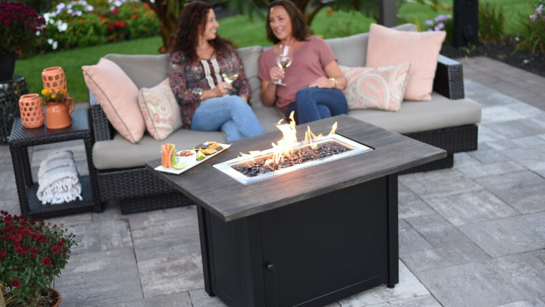 最好的luxury gifts: Uniflame Steel Propane Outdoor Fire Pit.