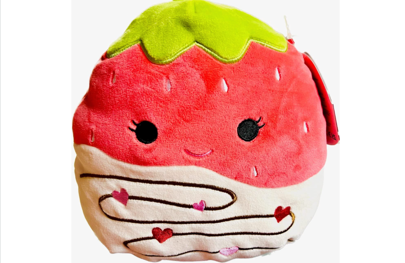 A strawberry pig Squishmallow