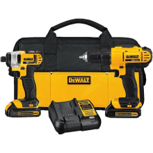 Product image of DeWalt 20V Max Cordless Drill and Impact Driver