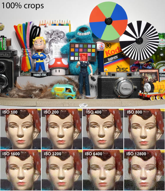 100% crops of shots taken by the Canon PowerShot G1 X Mark II.