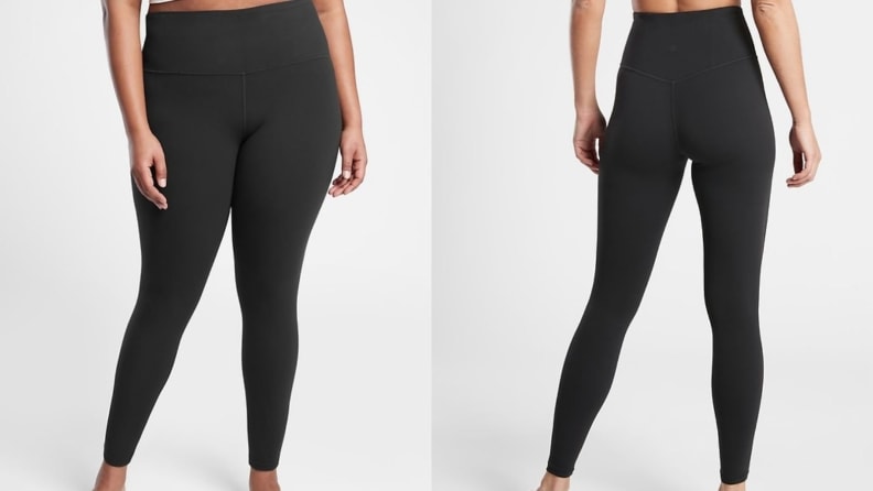 Fit Review Athleta Mantra Capri Powervita Fabric Abyss Blue