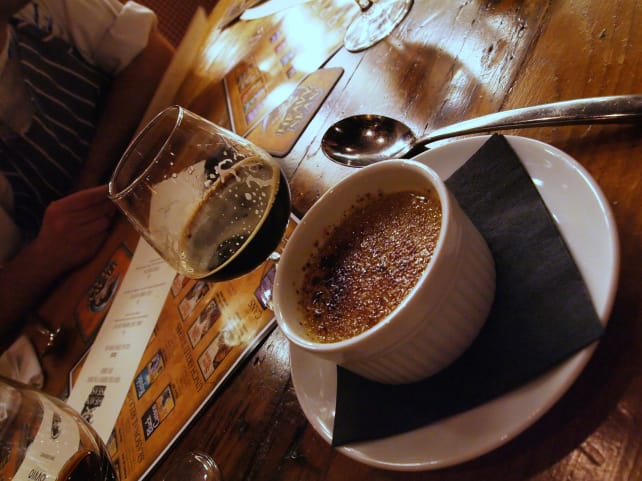Chocolate Stout and Crème Brûlée
