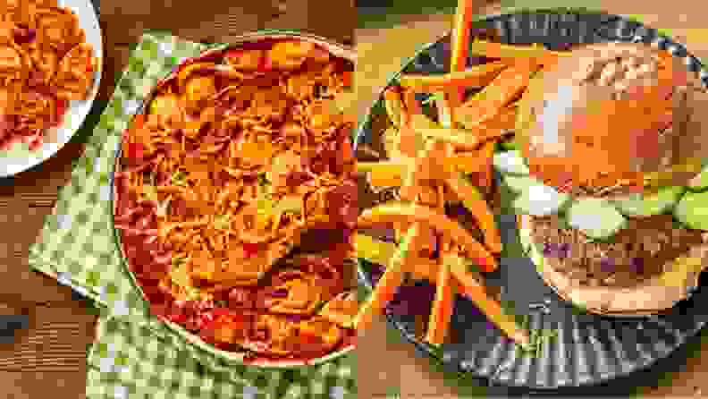 Bánh Mì Burgers and Tomato Tortelloni Bake are two of our favorite HelloFresh recipes.