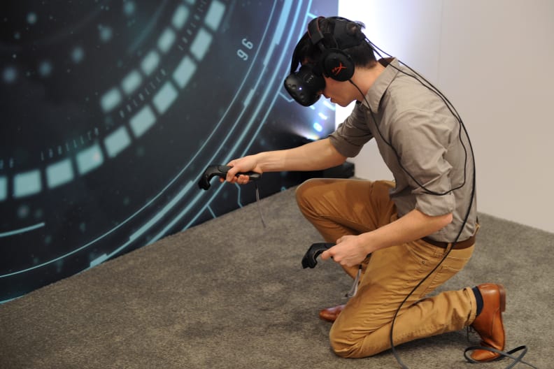 Developers can use the entire play space—from top to bottom—to create interactions for you and the game.